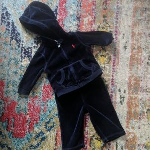 Ralph Lauren baby velour tracksuit